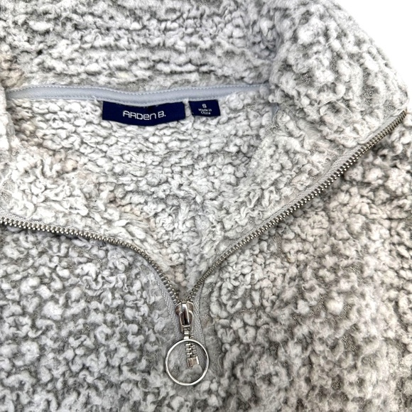 Arden B Jacket Pullover Coat Womens Size S Gray Cozy - Picture 4 of 6